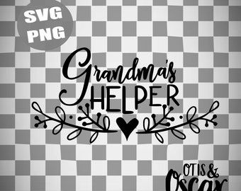 Download Grandmas Helper Svg Etsy