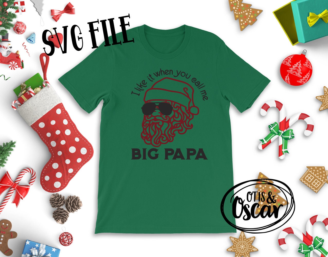 Funny Christmas Shirt Design Funny Boy Christmas SVG Santa  Etsy
