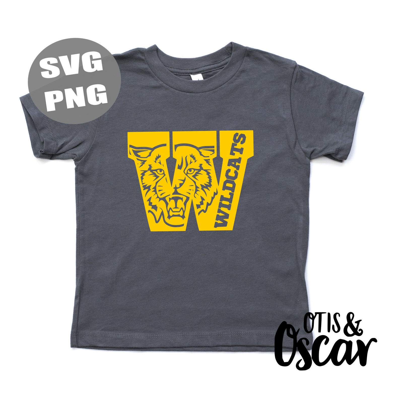 Wildcats High School SVG PNG Tshirt Design Etsy