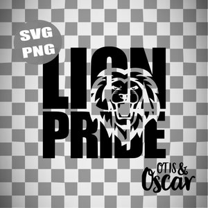 Lion Pride PNG SVG, Lions High School