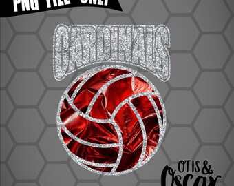 Cardinals Volleyball PNG Sublimation