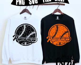 Ramblers Baseball SVG, Ramblers PNG