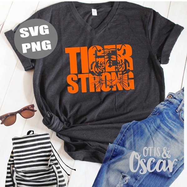 Tiger Tigers School Shirt Design  SVG PNG