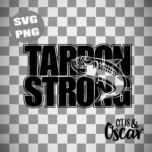 Tarpon SVG, Tarpon PNG strong