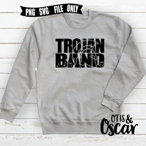 Trojan Marching Band SVG, PNG