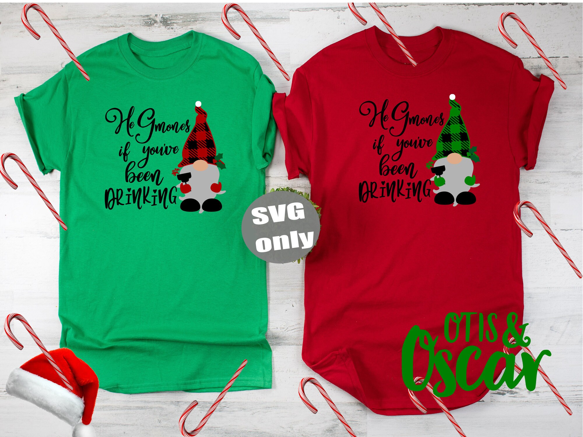 Christmas Party Couple Shirt Design SVG Gnomes if you've  Etsy