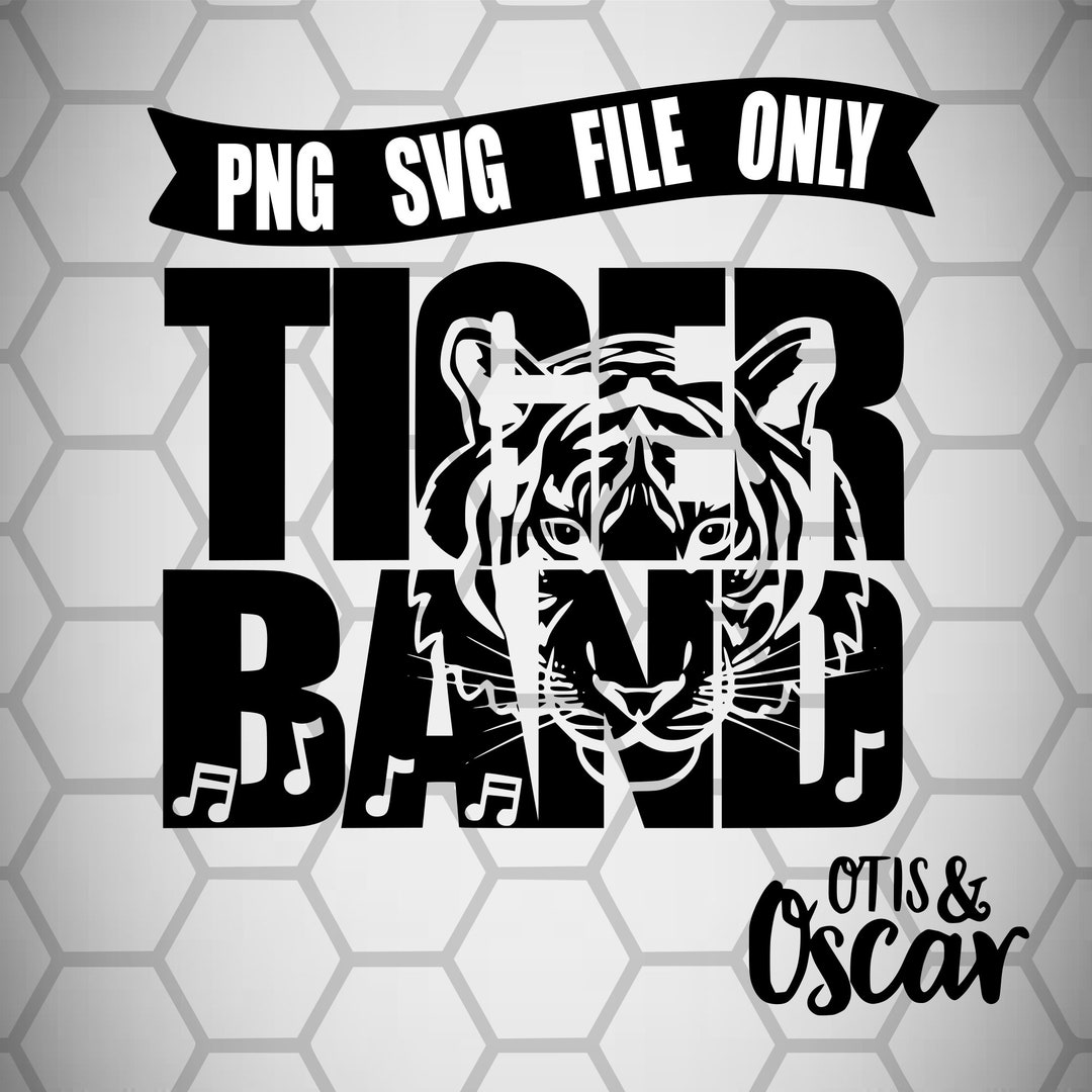 Tiger Band SVG Tigers Band PNG Etsy tiger-band-svg-tigers-band-png-etsy