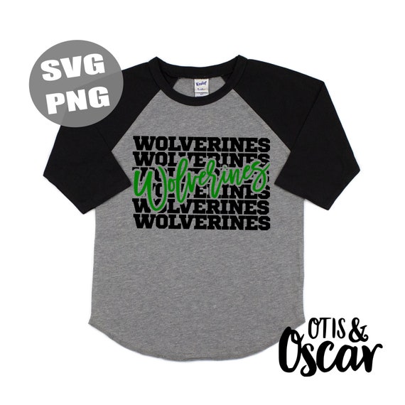 Wolverines SVG, Wolverine PNG, High School Spirit Shirt Design