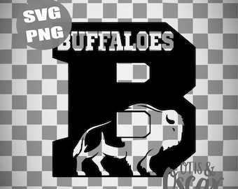 Buffalo Mascot SVG PNG