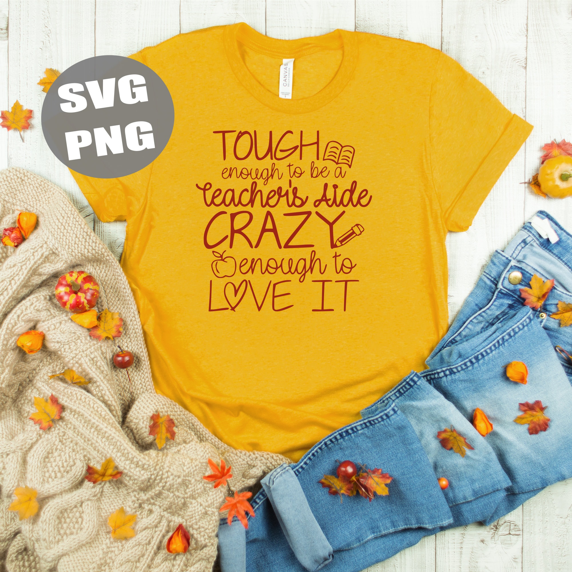 Download Teacher S Aide Gift Teacher Svg Tough Enough To Be A Etsy