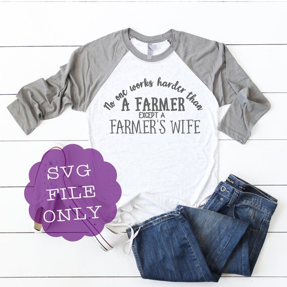 Download Farm Life Farmer S Wife Shirt Design No One Works Etsy PSD Mockup Templates