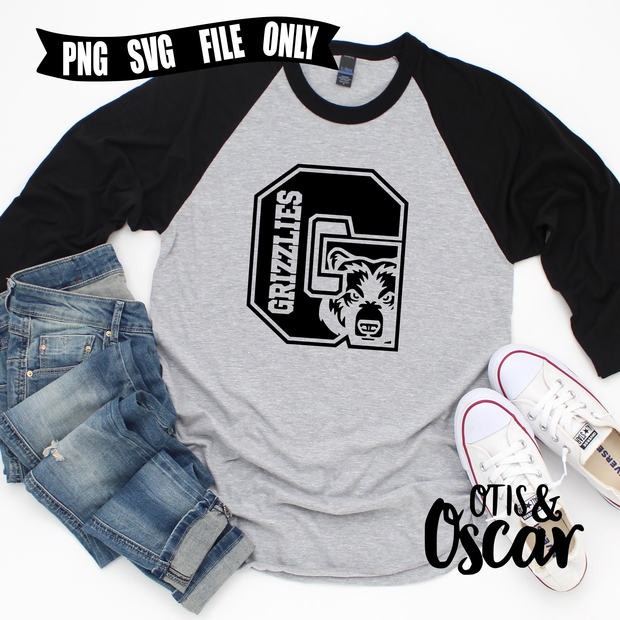 Grizzlies Shirt Design SVG, Grizzly Paw High School PNG - Etsy