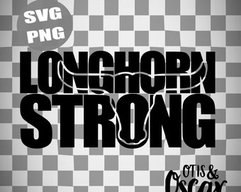 Longhorn Strong SVG PNG