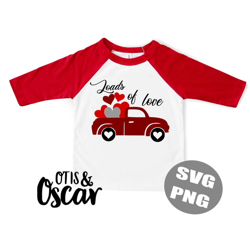 Download Loads of Love Valentine's Day Truck SVG PNG Decor | Etsy
