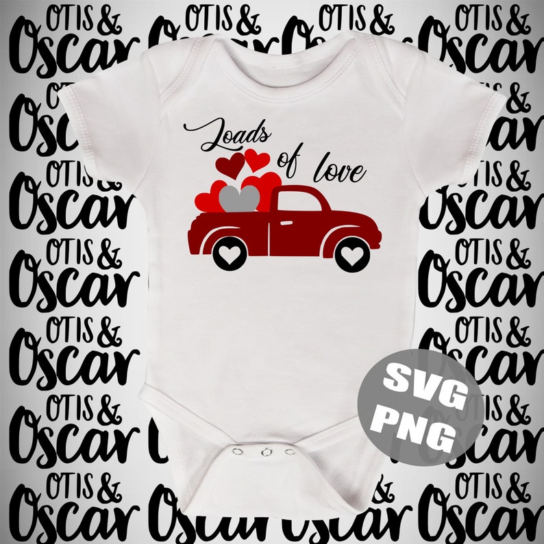 Download Loads of Love Valentine's Day Truck SVG PNG Decor | Etsy