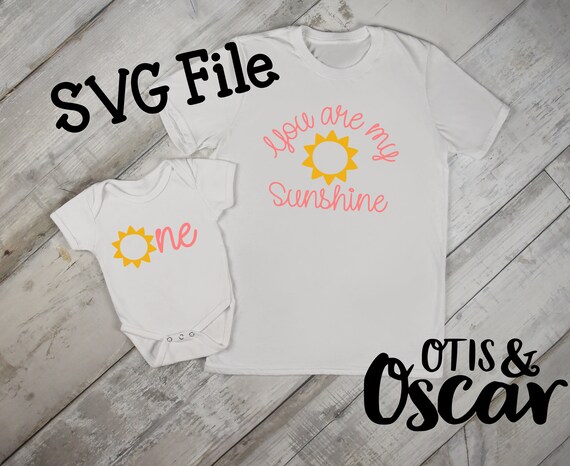 Download First Birthday Svg Mom And Me Sunshine Birthday You Are Etsy