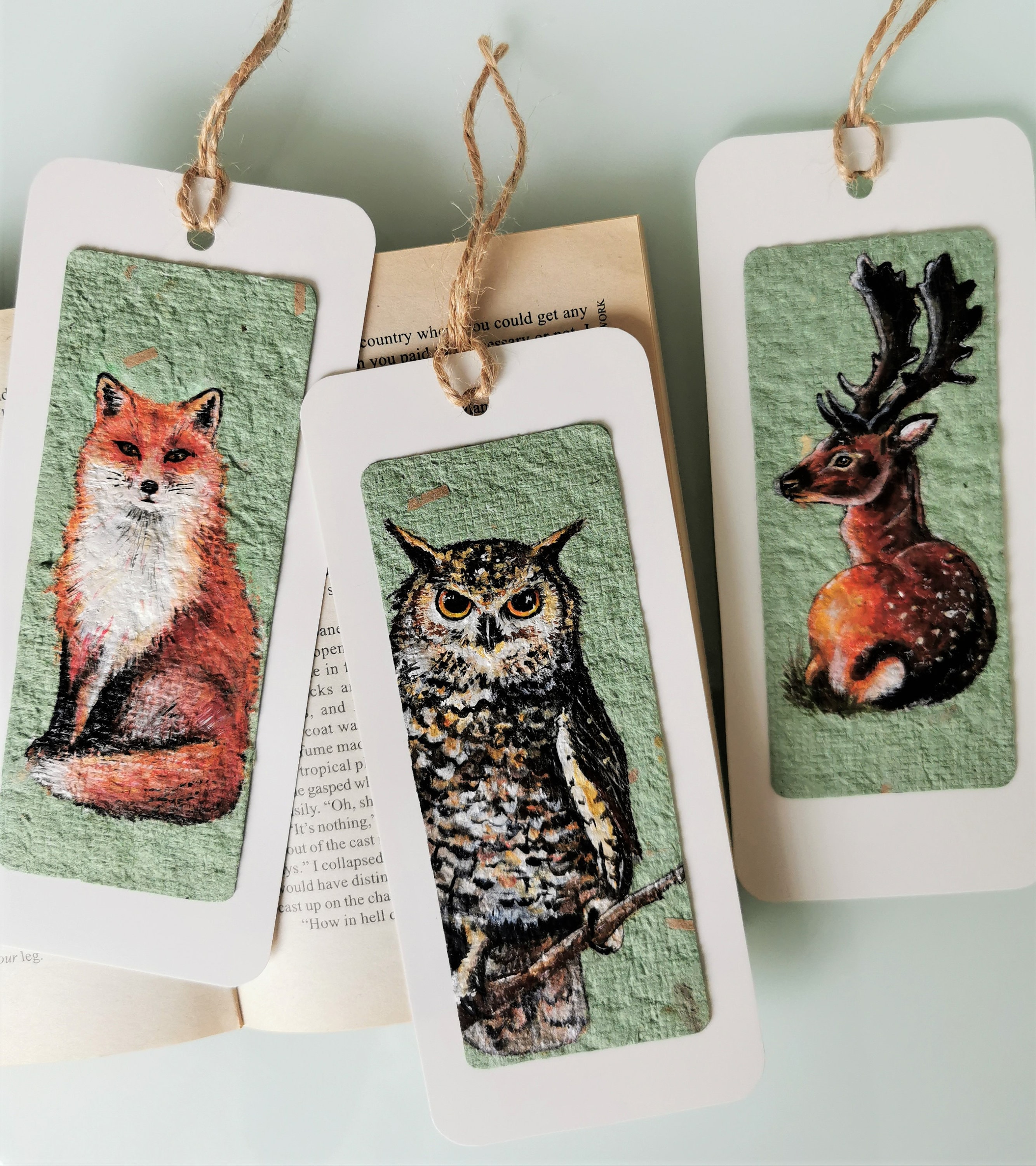 Hand Painted Bookmarks Set Of Three Bookmarks Painting Etsy Hand Painted Bookmarks Set Of Three Bookmarks Painting Etsy
