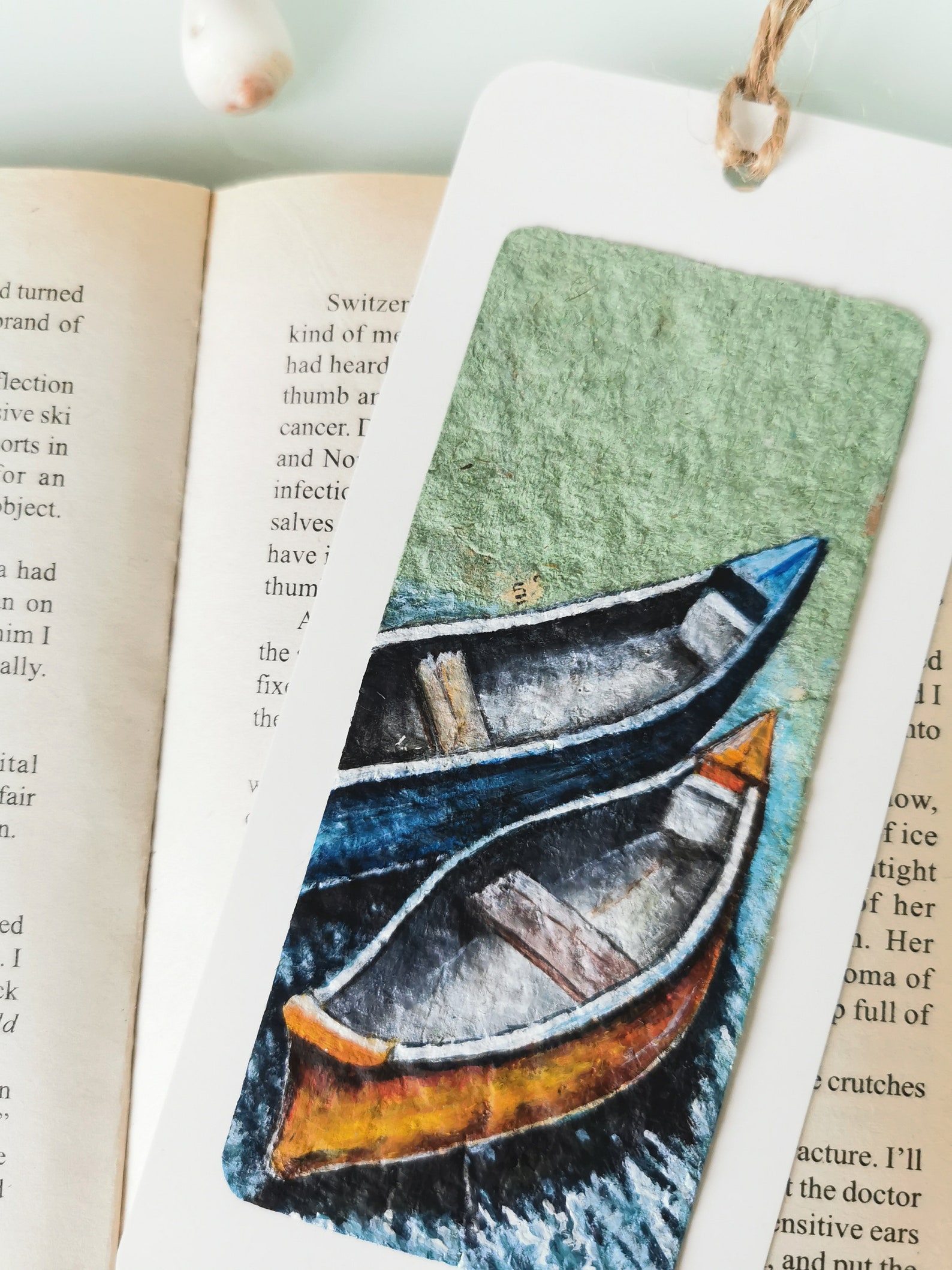 Hand painted bookmarks Set of three bookmarks Gifts for Etsy