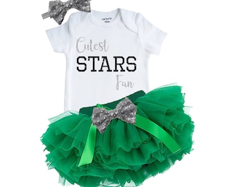 Stars baby/infant clothes girl Dallas Stars baby gift girl Stars newborn  girl