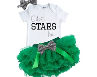 Stars baby/infant clothes girl Dallas Stars baby gift girl Stars newborn  girl