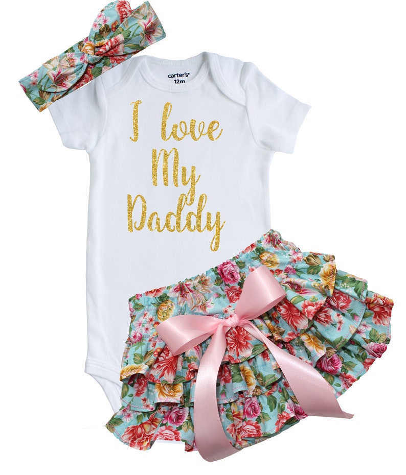 Clothing Sets Happy Father S Day Baby Girl Outfit Fathers Day Baby Outfit Newborn Gift Father S Day Outfit I Love My Daddy Outfit Daddy S Girl Outfit Clothing