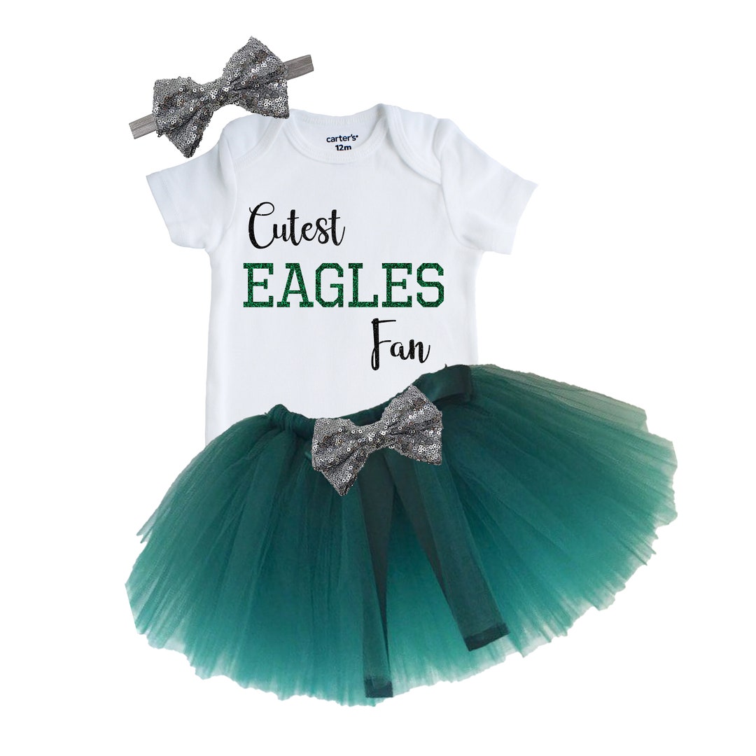 Eagles Baby Outfit, Eagles Girl's Outfit, Eagles Newborn Outfit, Eagles