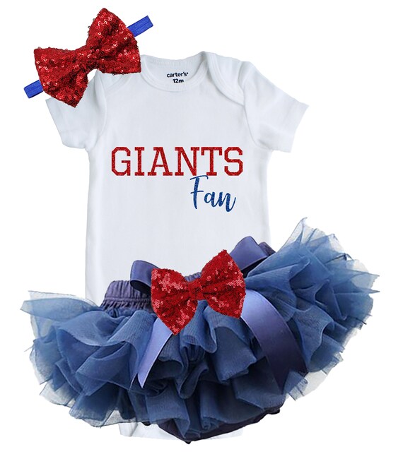 new york giants newborn outfit