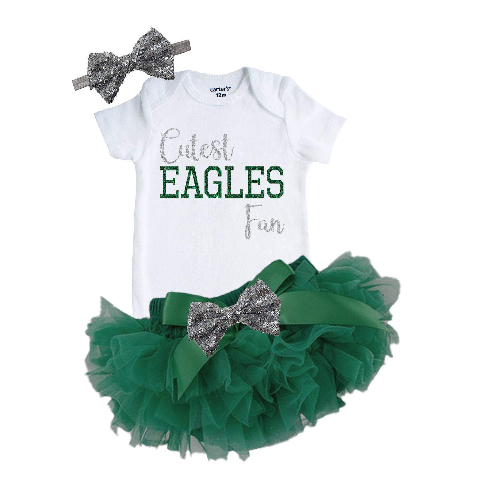 Eagles Baby Outfit, Eagles Girl's Outfit, Eagles Newborn Outfit, Eagles
