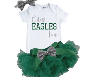 Eagles Baby Outfit, Eagles Girl's Outfit, Eagles Newborn Outfit, Eagles Girl, Eagles Baby, Father's Day Gift, Newborn Gift, Eagles Clothing