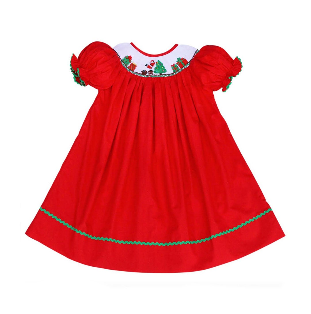 SHIPS NEXT DAY Girls Christmas Dress Christmas Dress Baby Etsy