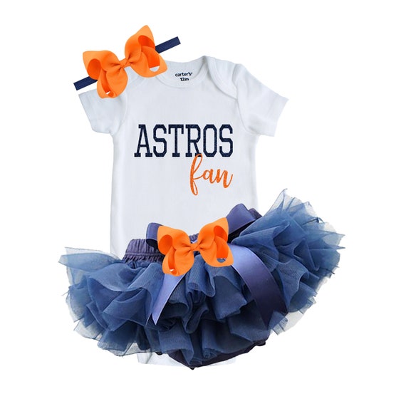 Astros Baby Outfit Astros Girl s Outfit Astros Newborn Outfit