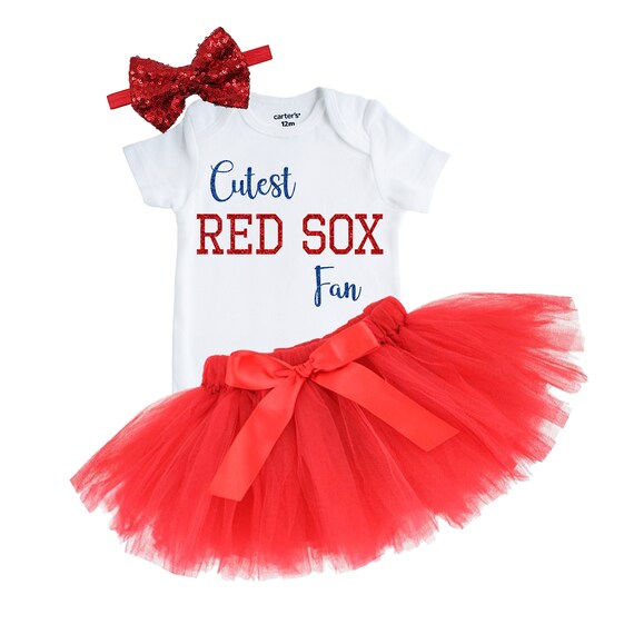baby girl red sox outfit