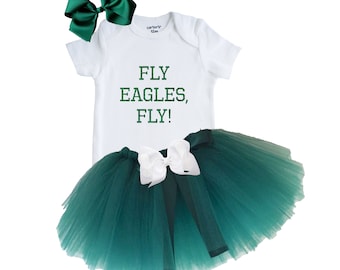 Eagles Baby Outfit, Eagles Girl's Outfit, Eagles Newborn Outfit, Eagles Girl, Eagles Baby, Father's Day Gift, Newborn Gift, Eagles Clothing