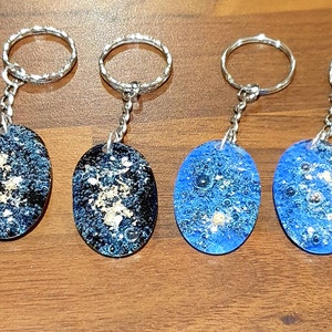 Ashes Glass Keyring, Remembrance Bag Decoration, Memorial Handbag Charm