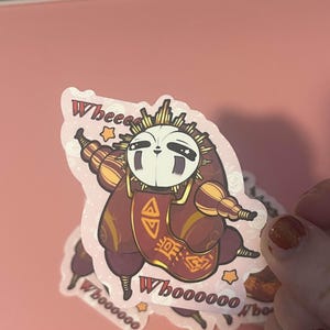 Esquie ll WheeWhooo ll glossy medium sticker