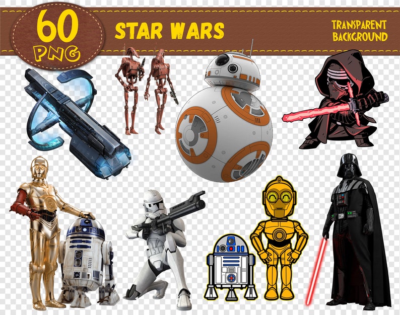 Star Wars Clipart, Star Wars people, Star Wars png, printable, electronic clipart, electronic print, clear backgrounds, Instantaneous Obtain graphic relating to Printable Star Wars Characters identify Star Wars Clipart, Star Wars people, Star Wars png, printable, electronic clipart, electronic print, clear backgrounds, Immediate Down load