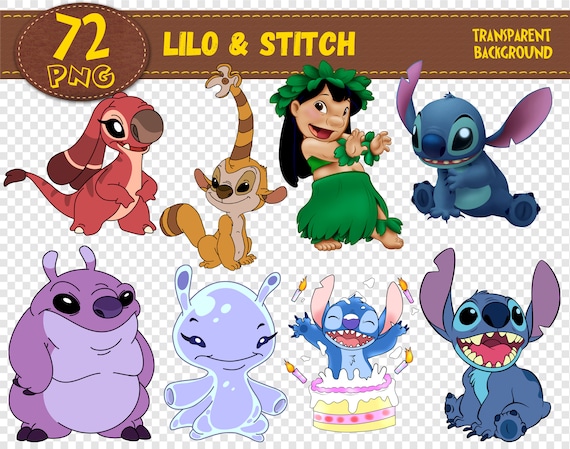 Lilo And Stitch Clipartlilo And Stitch Characterslilo And Stitch Pngprintabledigital Clipartdigital Printtransparent Backgrounds