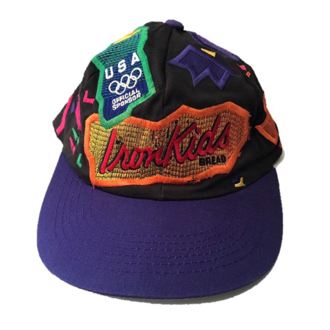 Vintage 90s Style Iron Kids Bread 1996 USA Olympics Hat Etsy
