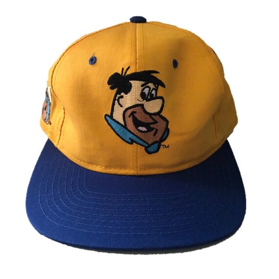 Vintage Fred Flintstone Toon Blockhead Snapback By