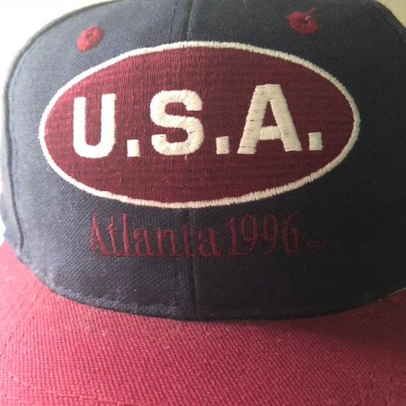 Deadstock! Vintage Atlanta 1996 Olympics USA Snap… - image 2