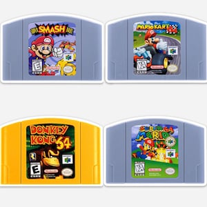 Nintendo 64 Classic Games Magnet Set of 4