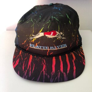 Vintage 80s Platte River Snapback Hat