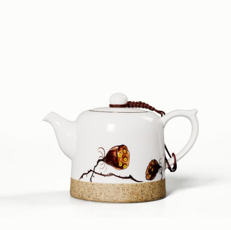 Ceramic teapot hand painted tea pot chinese kung fu tea ...