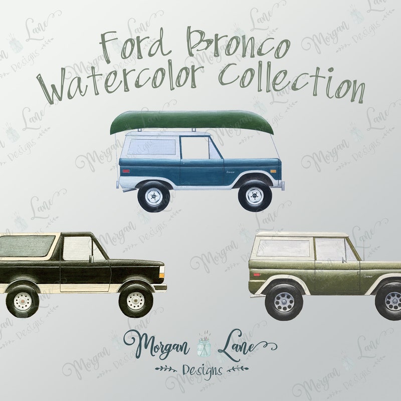 Ford Bronco Clip Art - Etsy