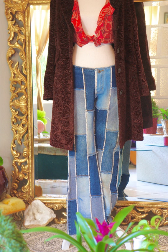Vintage Zana Di Patchwork Jeans - 1990s to Y2K - … - image 3