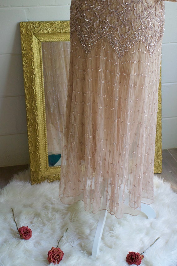 Vintage Sequin Beaded Dress - 1980s to 1990s - Fo… - image 7