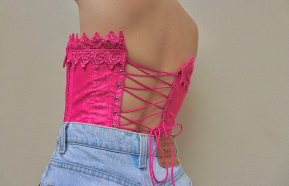 Vintage Corset Bustier - 1990s to Y2K - Lingerie … - image 2