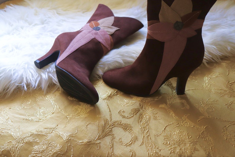 Vintage Floral Boots 1990s to Y2K Boho Bohemian Chic - Etsy