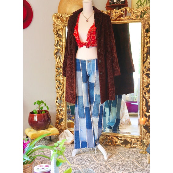 Vintage Zana Di Patchwork Jeans - 1990s to Y2K - … - image 1