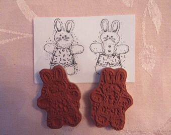Bunny Cookies Rubber Stamps